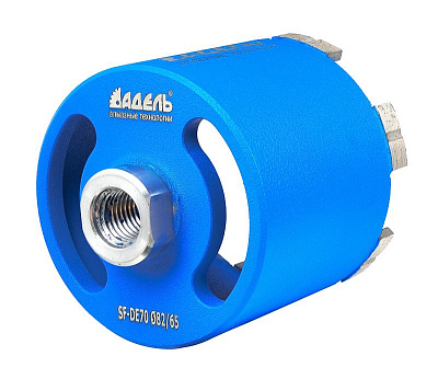 Алмазная коронка для подрозетников Адель Super Fast Ø82 мм (с пылеудалением)