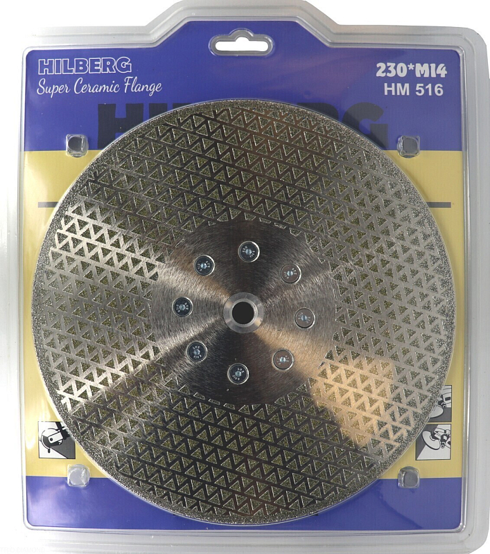 Алмазный диск Hilberg Super Ceramic Flange 230 мм