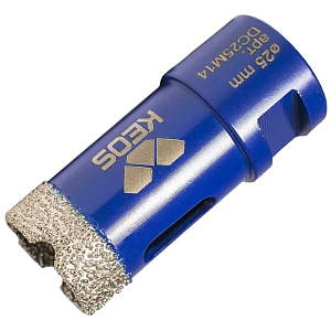 Алмазная коронка по керамограниту KEOS PRO 25 мм M14