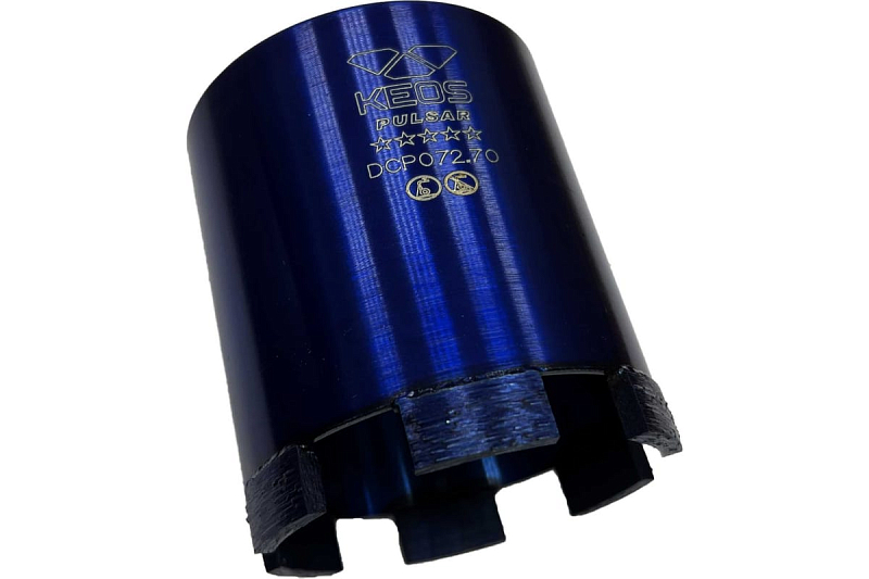 Алмазная коронка по бетону KEOS PULSAR М16 72/70 мм