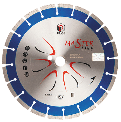 Алмазный диск Diam Железобетон MasterLine 400 мм