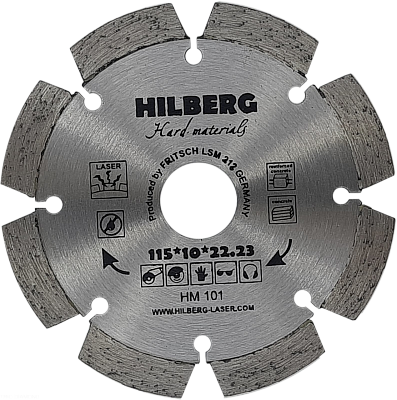 Алмазный диск Hilberg Hard Materials Laser 115 мм