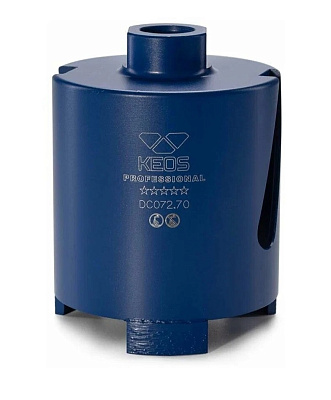 Алмазная коронка по бетону KEOS М16 72/70 мм