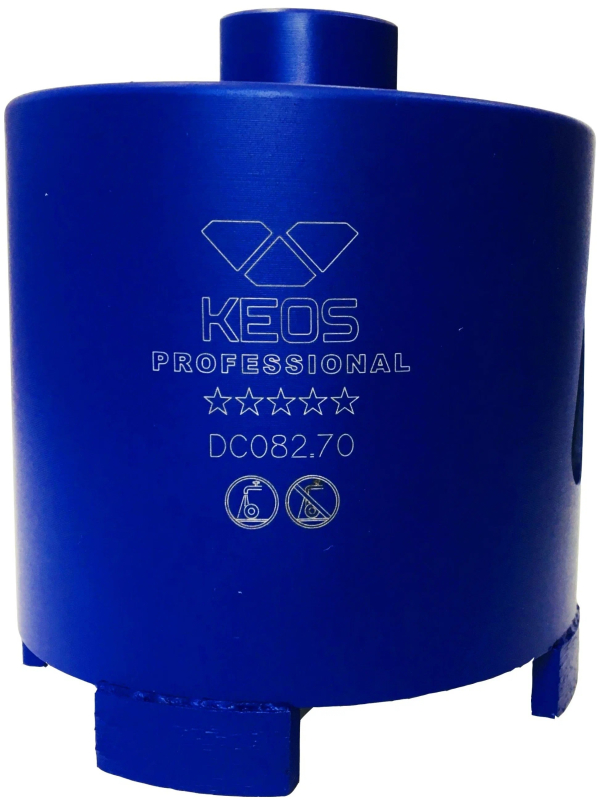 Алмазная коронка по бетону KEOS М16 82/70 мм