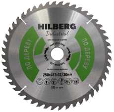 Пильный диск Hilberg Industrial Дерево 250 мм (32/30/48T)