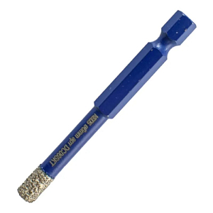 Алмазная коронка по керамограниту KEOS PRO 6 мм 1/4" HEX с воском