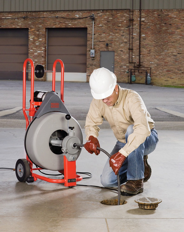 Прочистная машина Ridgid K-750 с C-100