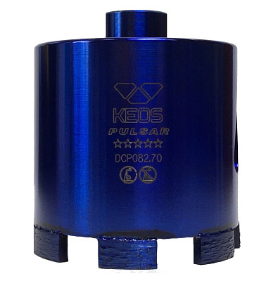 Алмазная коронка по бетону KEOS PULSAR М16 82/70 мм