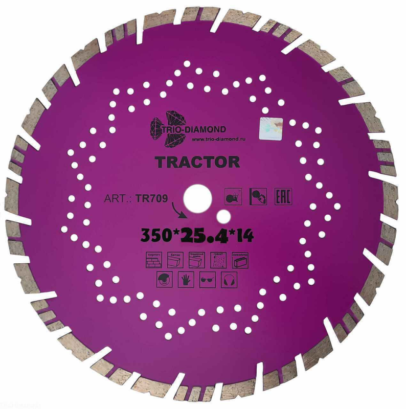Алмазный диск Trio-Diamond Tractor 350 мм