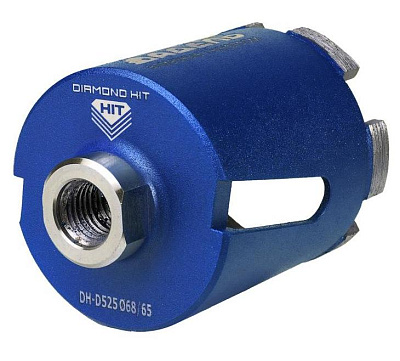 Алмазная коронка для подрозетников Адель Diamond Hit (DH-D525) Ø68 мм