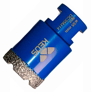 Алмазная коронка по керамограниту KEOS PRO 35 мм M14