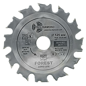 Пильный диск Trio Diamond Forest Long Life 125 мм (22,23/12T)