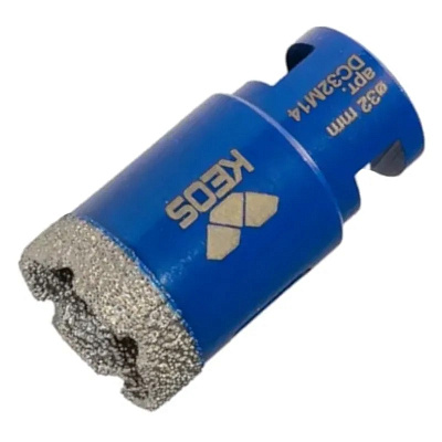 Алмазная коронка по керамограниту KEOS PRO 32 мм M14