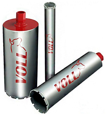 Алмазная коронка VOLL СТАНДАРТ d 132 L 450
