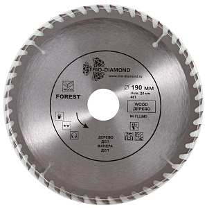 Пильный диск Trio Diamond Forest Long Life 190 мм (20/48T)