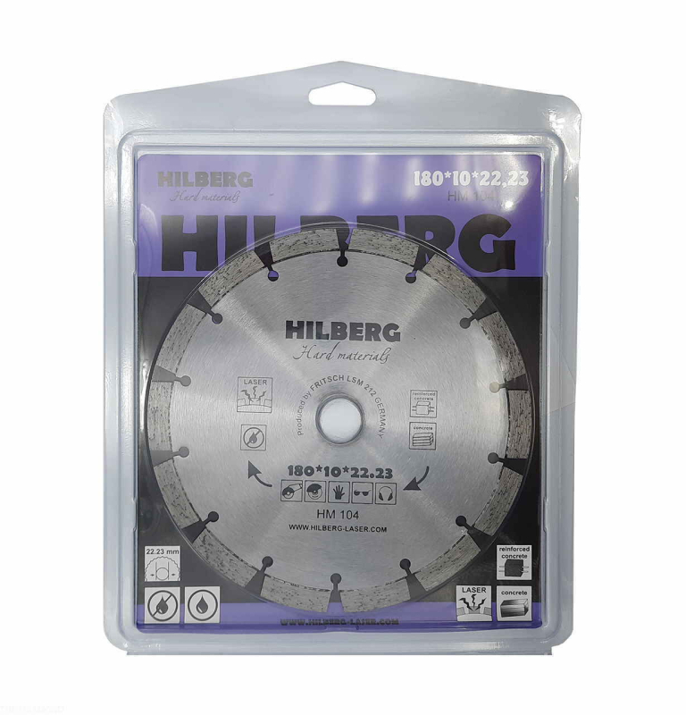 Алмазный диск Hilberg Hard Materials Laser 180 мм