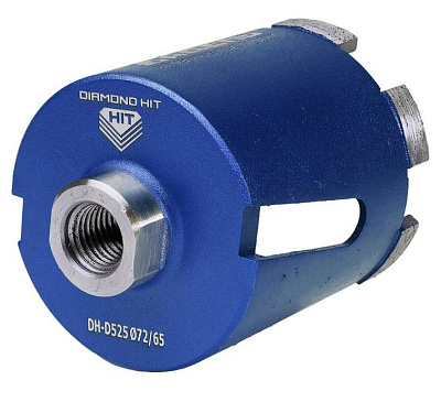 Алмазная коронка для подрозетников Адель Diamond Hit (DH-D525) Ø72 мм
