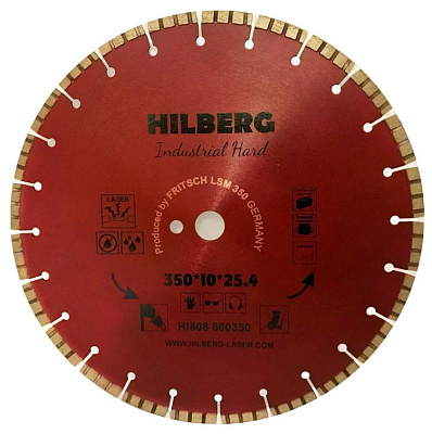 Алмазный диск Hilberg Industrial Hard 350 мм