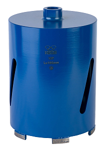 Алмазная коронка по бетону KEOS М16 127/150 мм