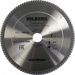 Пильный диск Hilberg Industrial Дерево 400 мм (100T)