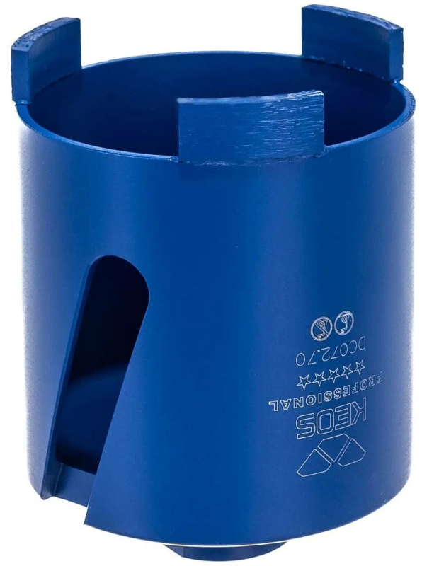 Алмазная коронка по бетону KEOS М16 72/70 мм