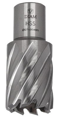 Корончатое сверло DIAM HSS ExtraLine D27 L30