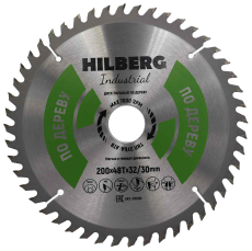 Пильный диск Hilberg Industrial Дерево 200 мм (32/30/48T)