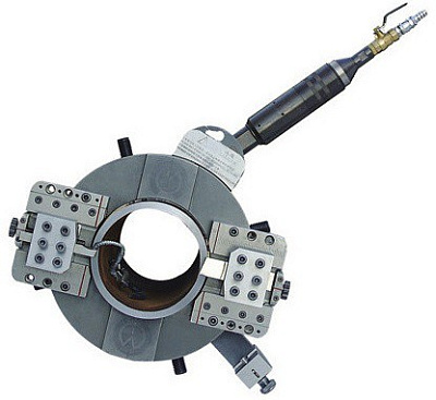 Разъемный пневматический труборез