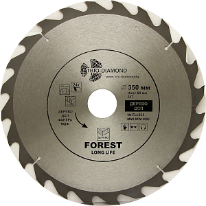 Пильный диск Trio Diamond Forest Long Life 350 мм (24T50)