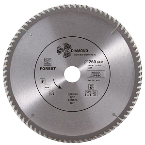 Пильный диск Trio Diamond Forest Long Life 260 мм (80T)