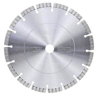 Алмазный диск VOLL LaserTurbo V PREMIUM 230 мм