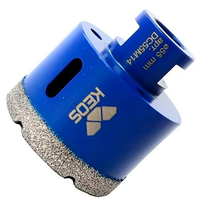 Алмазная коронка по керамограниту KEOS PRO 55 мм M14