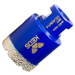 Алмазная коронка по керамограниту KEOS PRO 40 мм M14