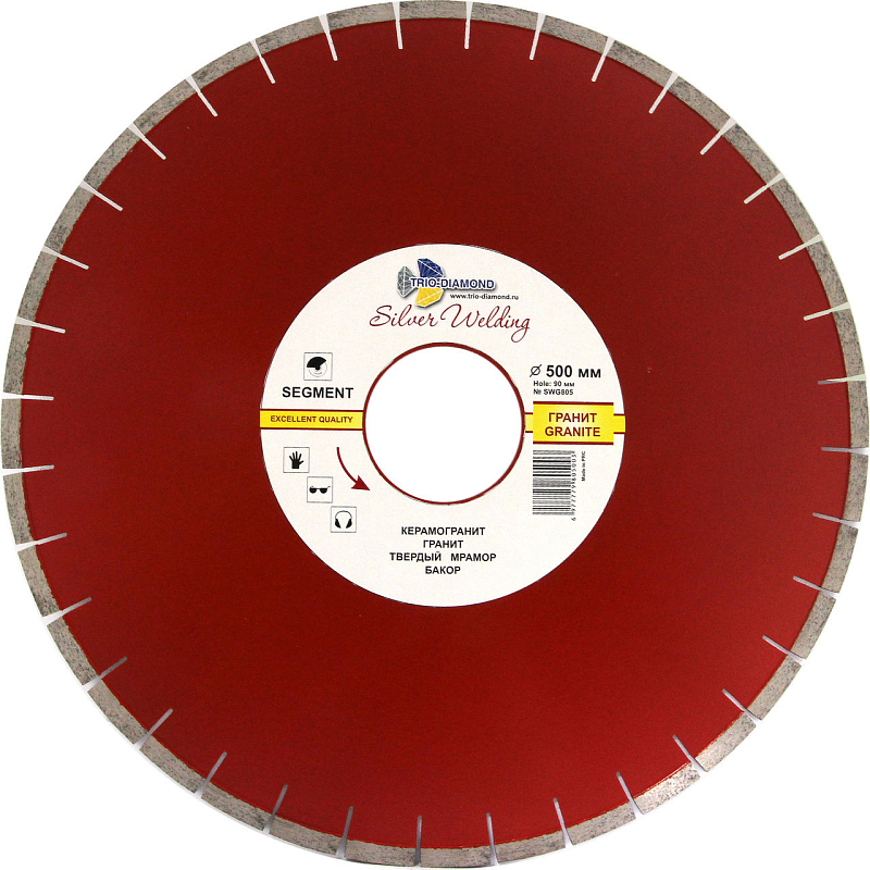 Алмазный диск Trio Diamond Segment Гранит 500 мм
