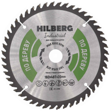 Пильный диск Hilberg Industrial Дерево 160 мм (20/48T)