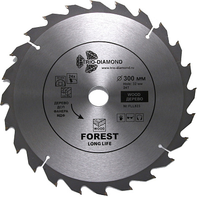 Пильный диск Trio Diamond Forest Long Life 300 мм (24T)