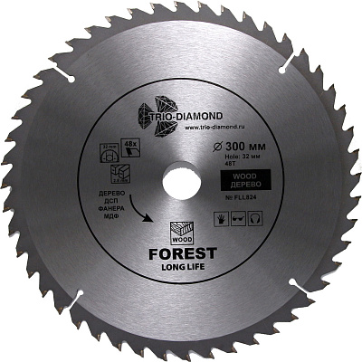 Пильный диск Trio Diamond Forest Long Life 300 мм (48T)