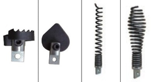 Набор насадок Преус для спиралей барабанных машин, под винт (4 шт.)