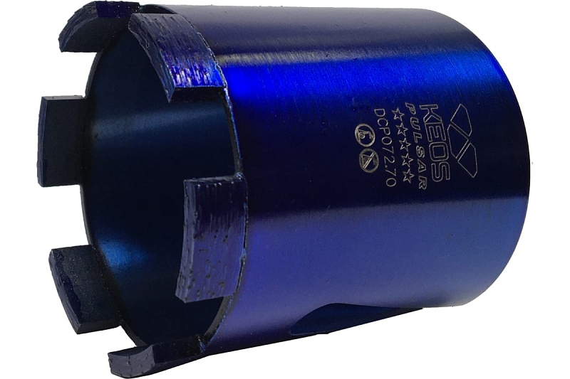 Алмазная коронка по бетону KEOS PULSAR М16 72/70 мм