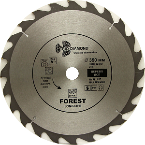 Пильный диск Trio Diamond Forest Long Life 350 мм (24T32)