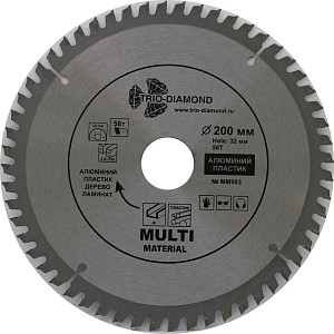 Пильный диск Trio Diamond Multi Material 200 мм (56T)