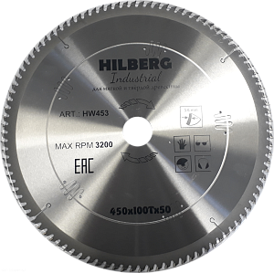 Пильный диск Hilberg Industrial Дерево 450 мм (100T)