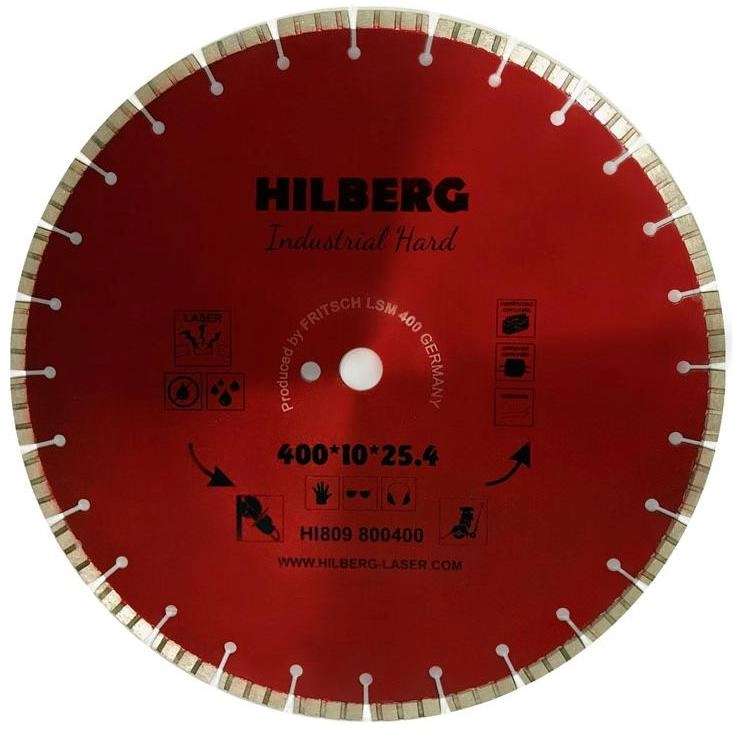 Алмазный диск Hilberg Industrial Hard 400 мм