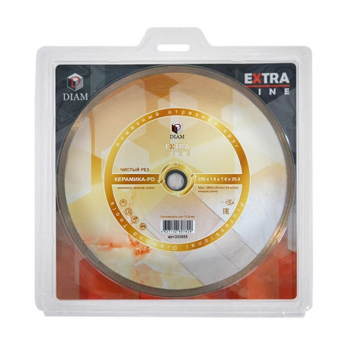 Алмазный диск Diam Керамика-PD Extra Line 250 мм