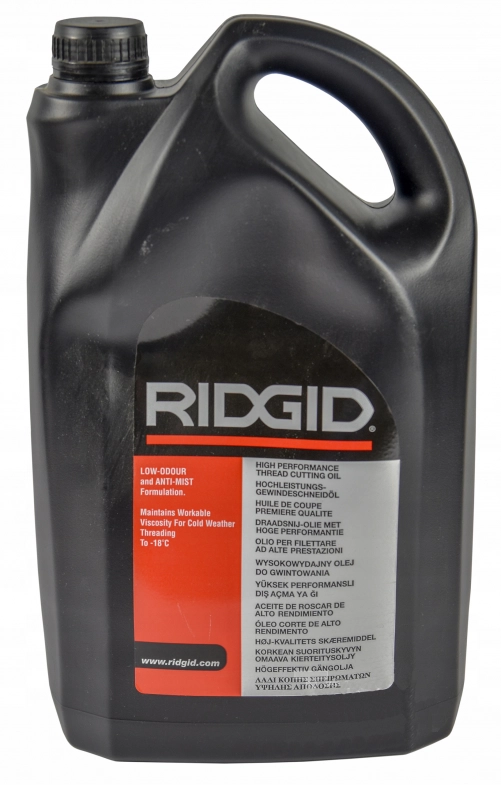 Минеральное резьбонарезное масло Ridgid 5 л, артикул 