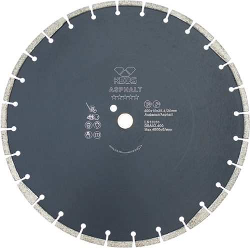 Алмазный диск KEOS Professional сегментный (асфальт) 400 мм
