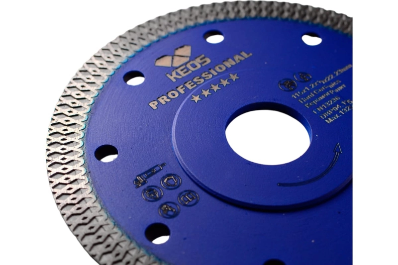 Алмазный диск KEOS Professional X-tile (керамогранит) 115 мм