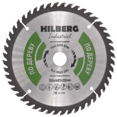Пильный диск Hilberg Industrial Дерево 165 мм (20/48T)