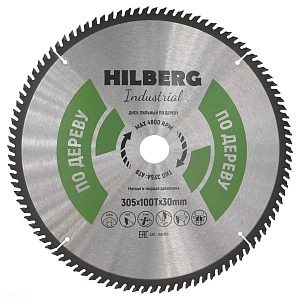 Пильный диск Hilberg Industrial Дерево 305 мм (30/100T)