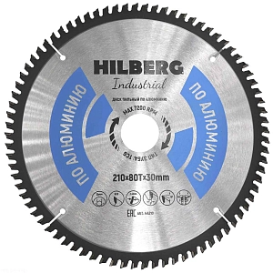 Алмазный диск Hilberg Industrial Алюминий 210 мм